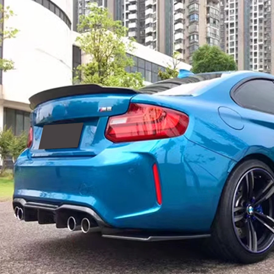 

Carbon Fiber MTC Style Rear Bumper Lip Diffuser for BMW F87 M2 M2C 2015-2020 Rear Lip Diffuser Spoiler Splitter Auto Parts