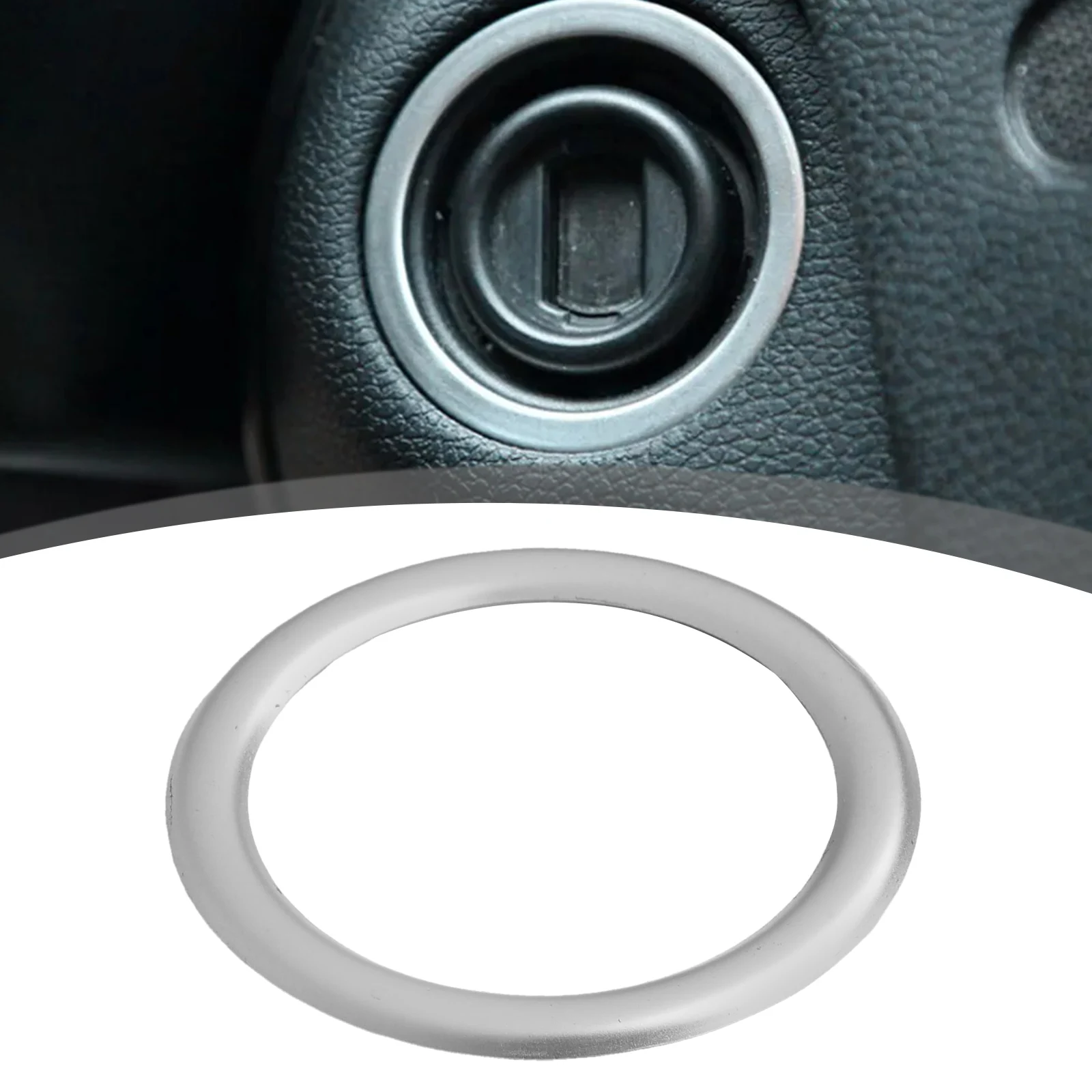 Car Ignition Keyhole Circle Trim Cover Ring For Mercedes For Benz W204 C218 X204 Ignition Key Hole Cover Trim Sticker