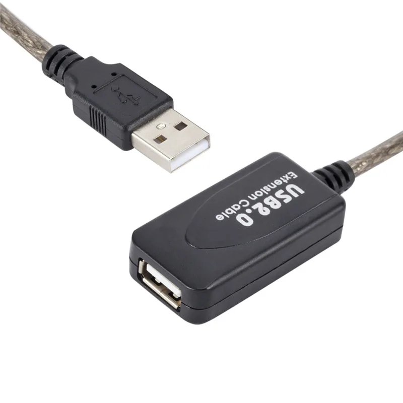 5m 10m 15m 20m USB 2.0 cavo di prolunga per amplificazione del segnale Extender per scheda di rete Wireless con cavo di prolunga USB Chip