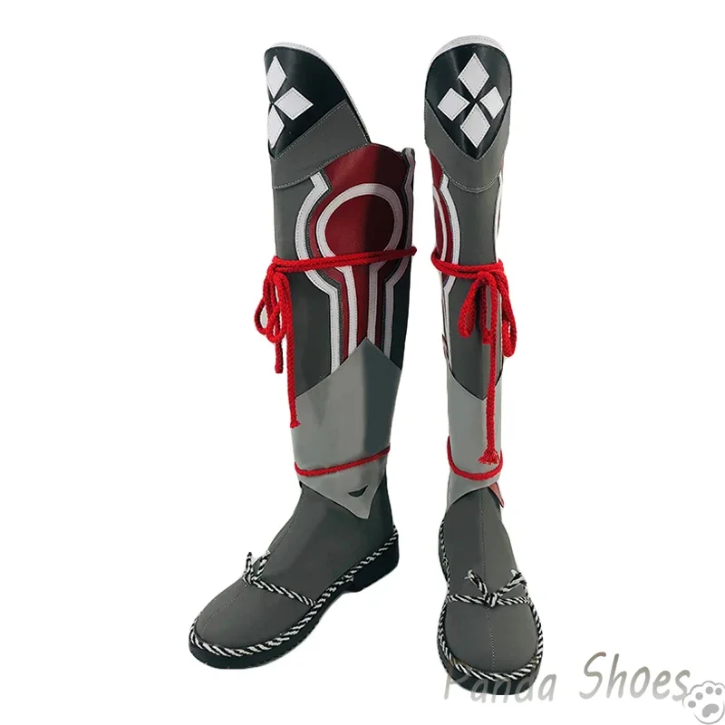 أحذية Genshinimpact Iwakura Clan التأثيرية أحذية أنيمي لعبة طويلة أحذية Iwakura Clan التأثيرية أزياء الدعامة لحفلات الهالوين