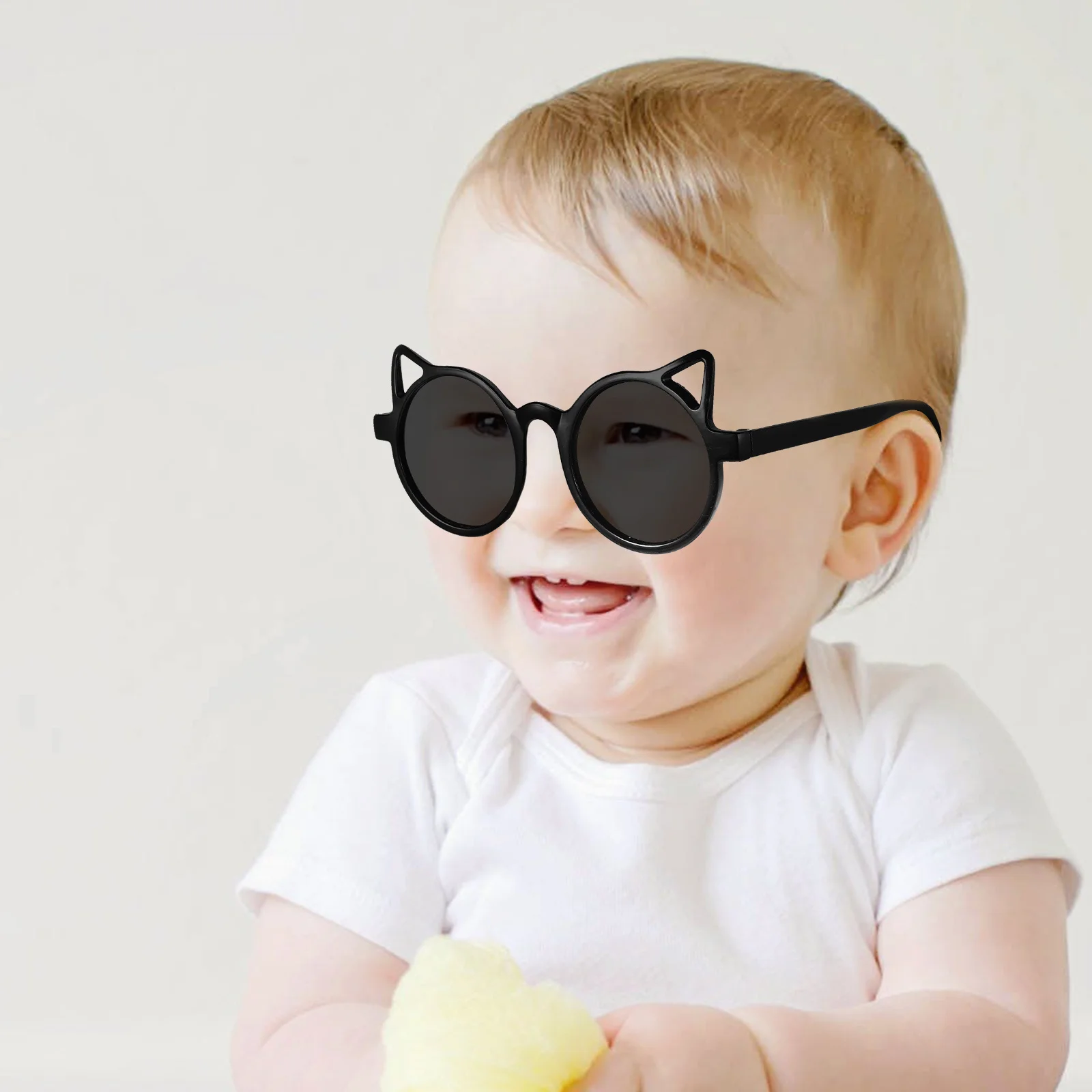 

Cute Cat Ear Children's Sunglasses Uv Protection Lightweight Summer Baby Eye Shades Toddler Boys Girls Fashion Sunglasses