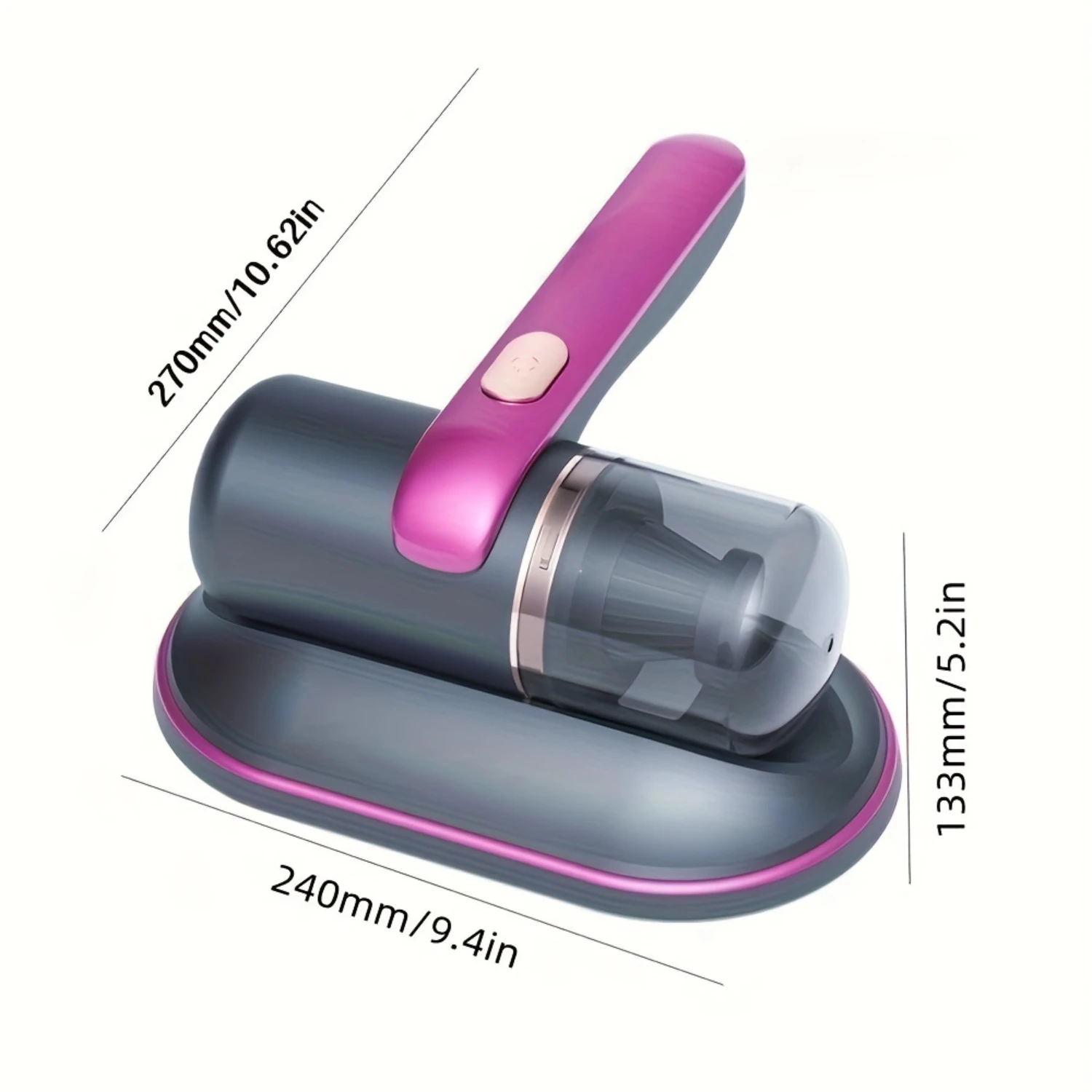 Strong Suction Wireless UV Mite Vacuum Cleaner - High Power Household Bed Linen Cleaner, Effectively Remove Mites Wireless UV Mi