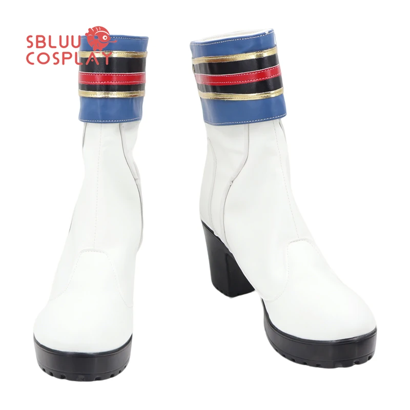 SBluuCosplay Honkai Impact 3 Theresa Apocalypse Cosplay Shoes White Custom Made Boots