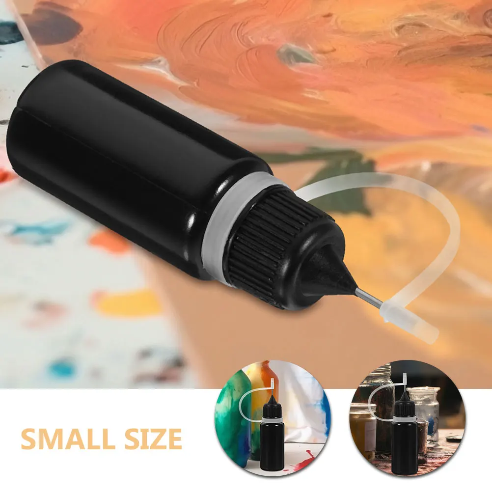 

30 Pcs Lecythus Glue Water Bottling Bottles Dropper Stainless Steel with Fine Tip