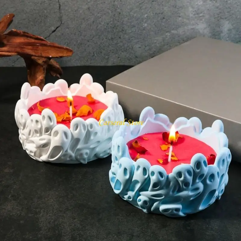 

M4YF Crafting Molds Skull Holder Molds for Home and Table Decorating