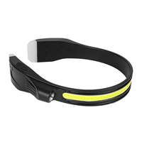A06T-Hanging Neck Headlight,Outdoor COB High-Light Night Fishing Headlight, Type-C Rechargeable Night Riding Sensor