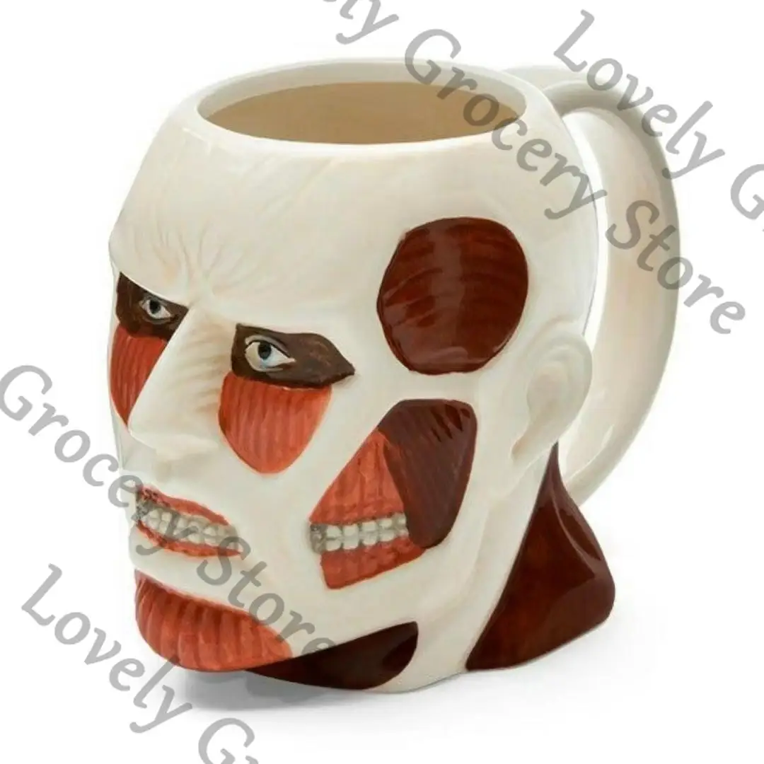 

Anime Attack on Titan Jean Kirstein Shingeki No Kyojin Hange Zoe Cosplay Cartoon Water Glass Mascot Mark Cup Accessory Mug Gift