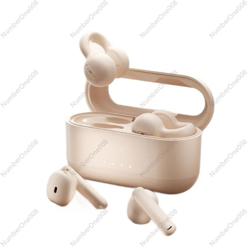 

Bluetooth headset wireless ear clip semi-in-ear dual-use open-type dual earphones ultra-long battery life