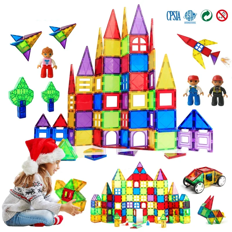 

1Set Big Size Agnetic Designer Magnet Building Blocks Accessories Montessori Educational Constructor Toys Children Gifts