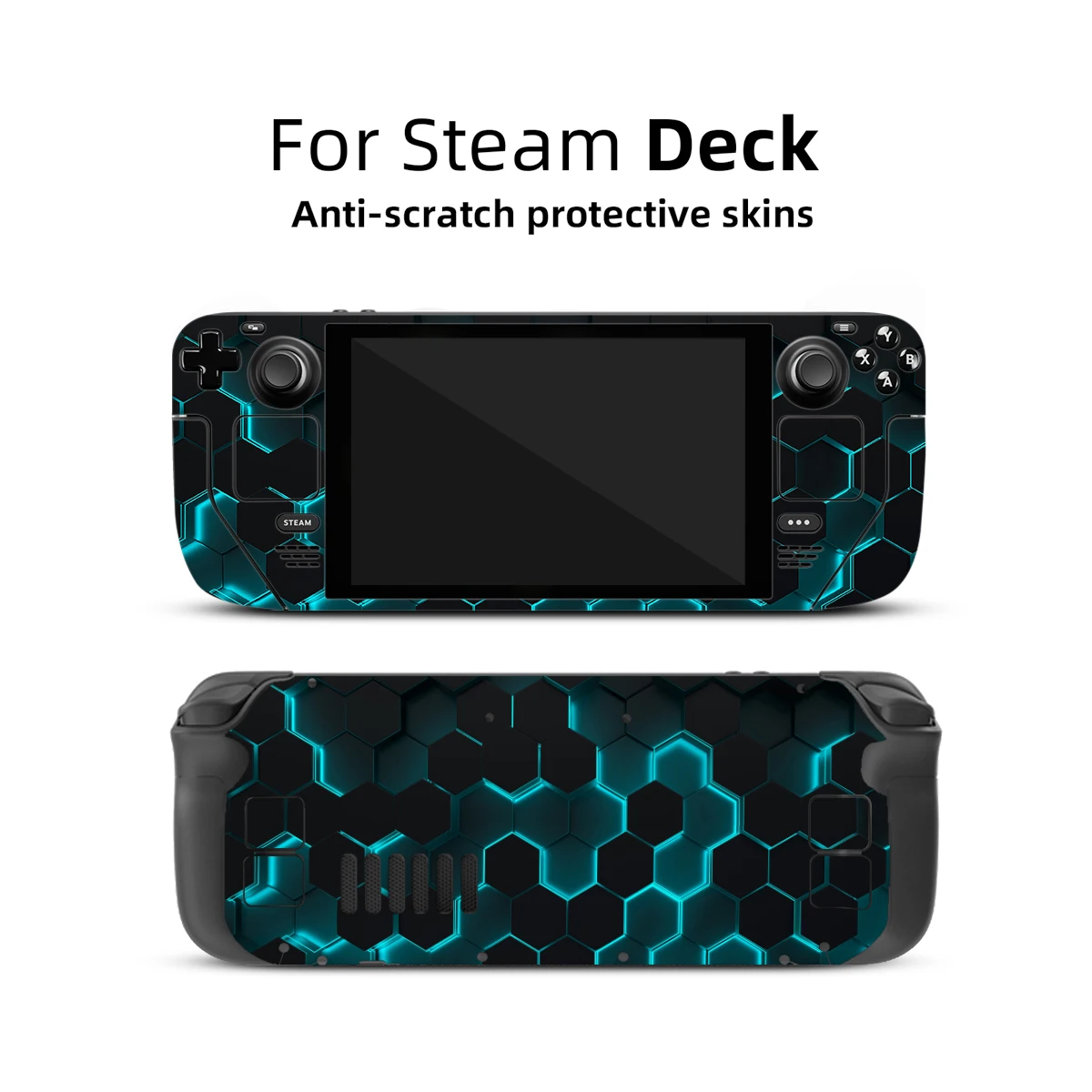 Cyberpunk Skin Vinyl for Steam Deck Console Full Set Protective Decal Wrapping Cover For Valve Console Premium Stickers