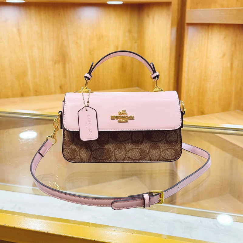 

Элегантная женская кожаная сумка через плечо — тонкая дизайнерская сумка с защитой от RFID и держателем для карт