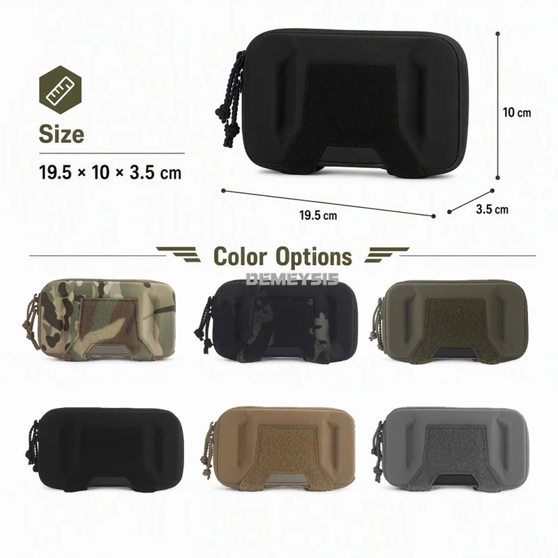Hunting Vest EUD Phone K-Type Navigation Board MOLLE Tactical Plate Carrier Universal Phone Bag Airsoft Training Gear Pouch