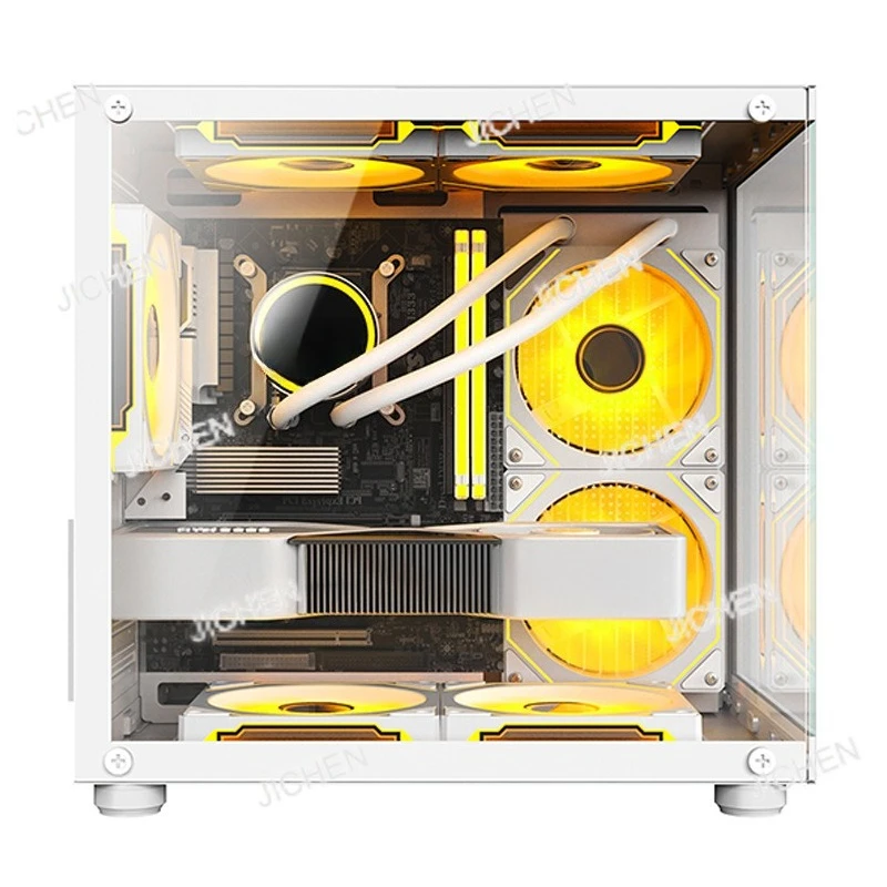 

Мини-корпус для компьютера, настольный корпус из закаленного стекла, прозрачный мастер водяного охлаждения для киберспортивных игр