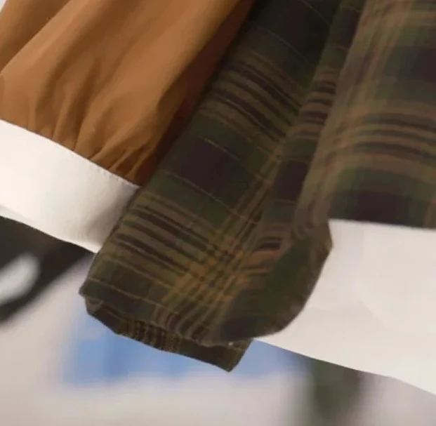 فستان بناتي منقوش لعام 2025 فستان بناتي منقوش للربيع أزياء كورية بأكمام طويلة ملابس أميرات أنيقة #6