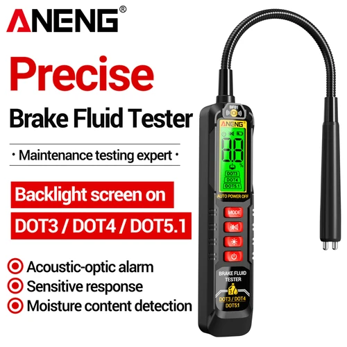 Probador de líquido de frenos Universal, Detector de control de calidad del aceite ANENG BF01, líquido de frenos Digital, herramientas de prueba de aceite de frenos de coche