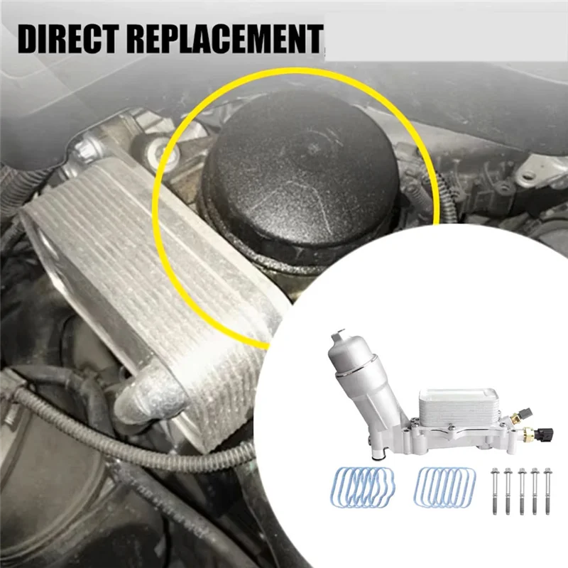 R1-68105583AF Корпус масляного фильтра двигателя для Jeep Grand Cherokee Dodge Charger Journey 3.6L V6 Chrysler Ram 926-959