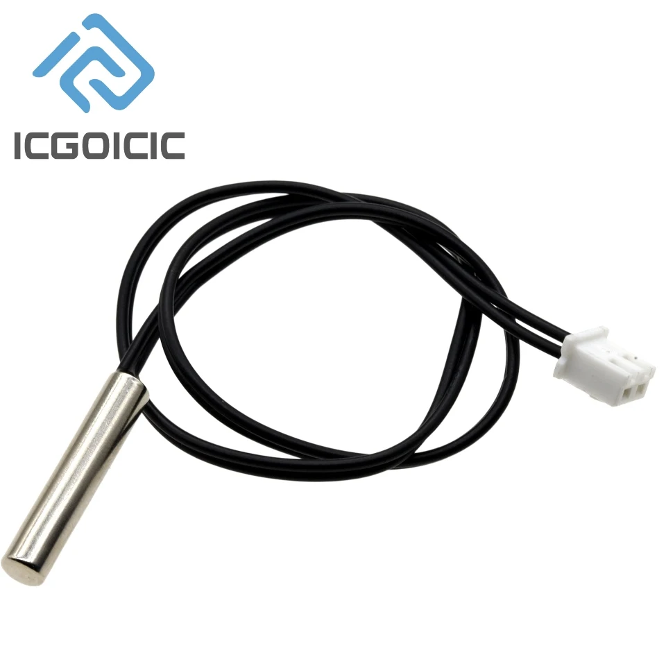 Waterproof NTC 10K 5K 50K 100K 3950 Thermal Temperature Sensor Probe -40~300°C Cable 1M 2M 3M for Oven Fridge AC Water Heater
