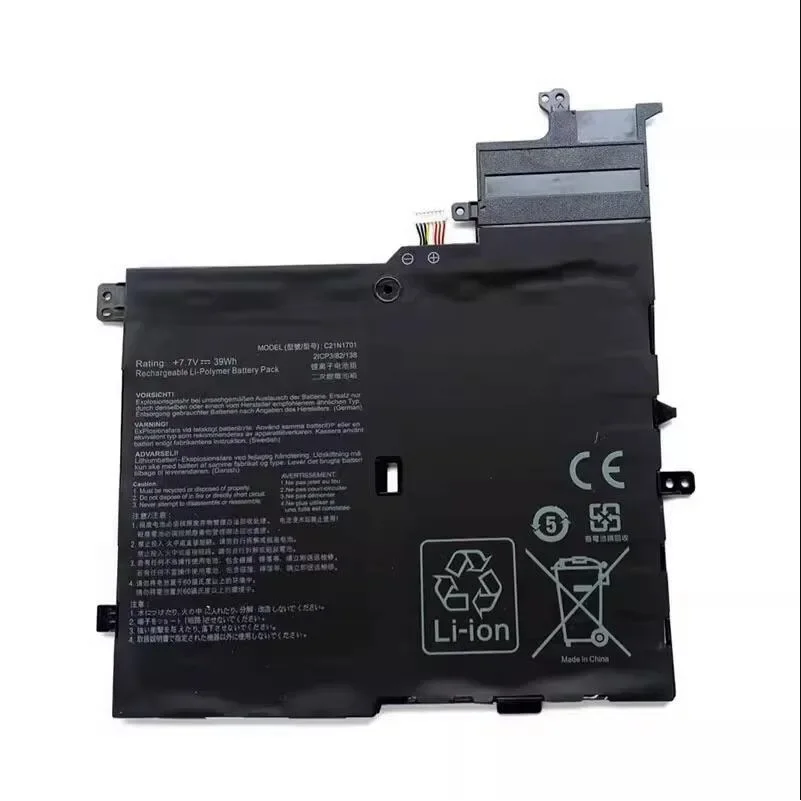 Imagem -02 - Bateria do Portátil para Asus Vivobook 7.7v 39wh C21n1701 S406u V406u S14 2icp3 82 138