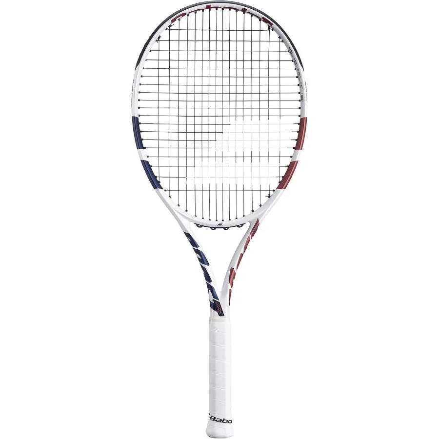 

High-Performance Boost Drive Strung Tennis Racquet in White for Advanced Players Seeking Superior Power and Precision in Compet