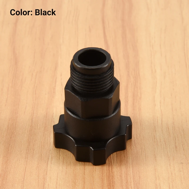 1Pcs Spray Tool Connector For PPS Adapter Spray Tool Cup Adapter Fit For Devilbiss Spray Tool Disposable Measuring Cup,Black