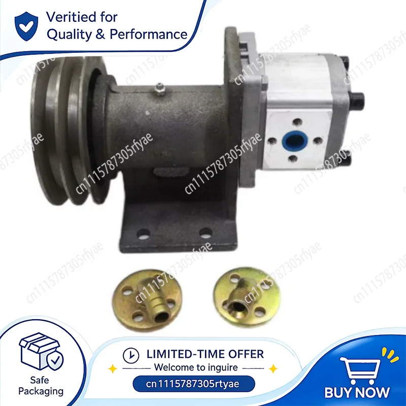 Hydraulic Gear Pump Four Hole Reinforced Oil Pump Replacement Forklift Loader Pump Conversion Parts