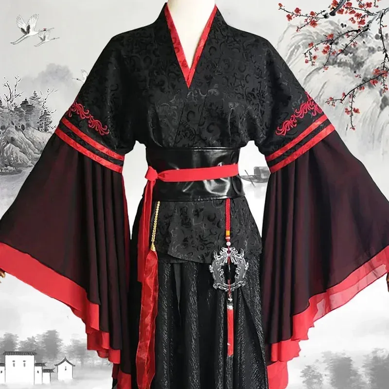 

Wei Wuxian Mo Xuanyu Аниме Grandmaster of Demonic Cultivation Косплей Мо Dao Zu Shi Костюм Парик Мужчины gh; 0
