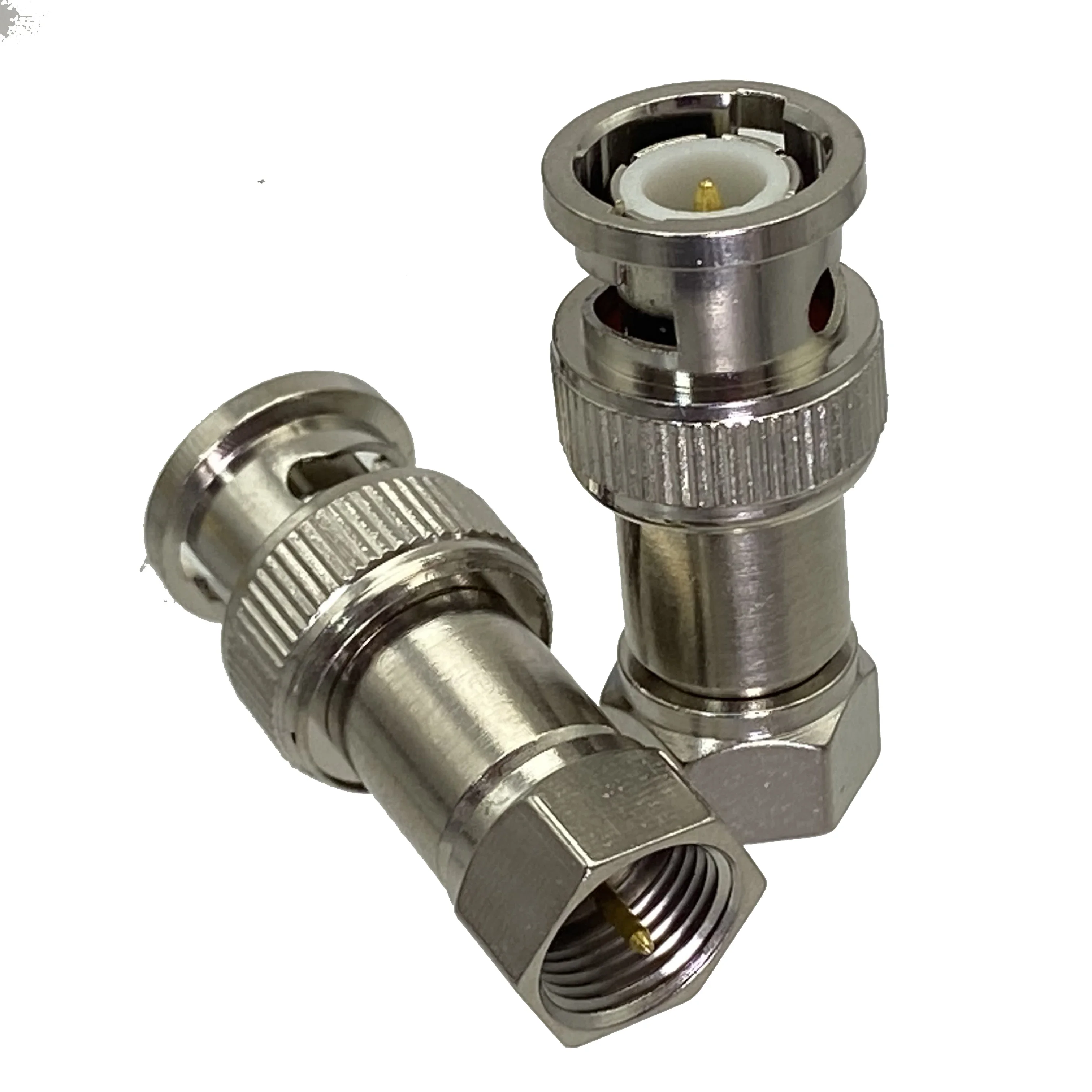 3x 5x 10x Adapter BNC To F TV Male Plug & Female Jack RF Coaxial Connector Wire Terminals Straight