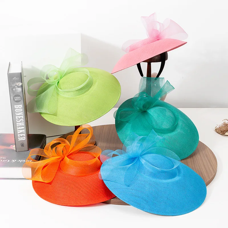 

Роскошная зеленая, фиолетовая, синяя шляпа-волшебница, головной убор для женщин, коктейльная вечеринка, чародеи, элегантная вуаль для лица, головной убор