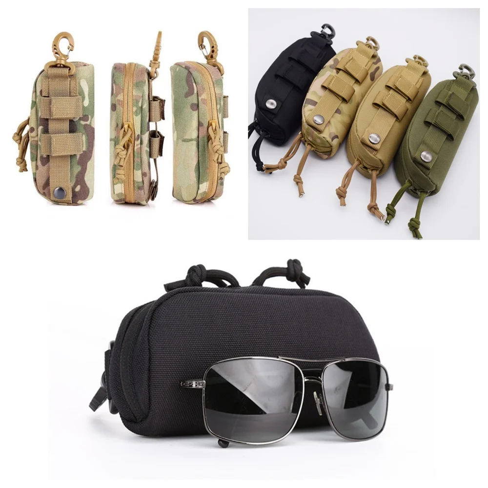 

Outdoor Hunting Sunglasses Case Tactical Glasses Pouch EDC Waist Pack Utility Army Goggles Eyeglasses Bag Organizer Accessories