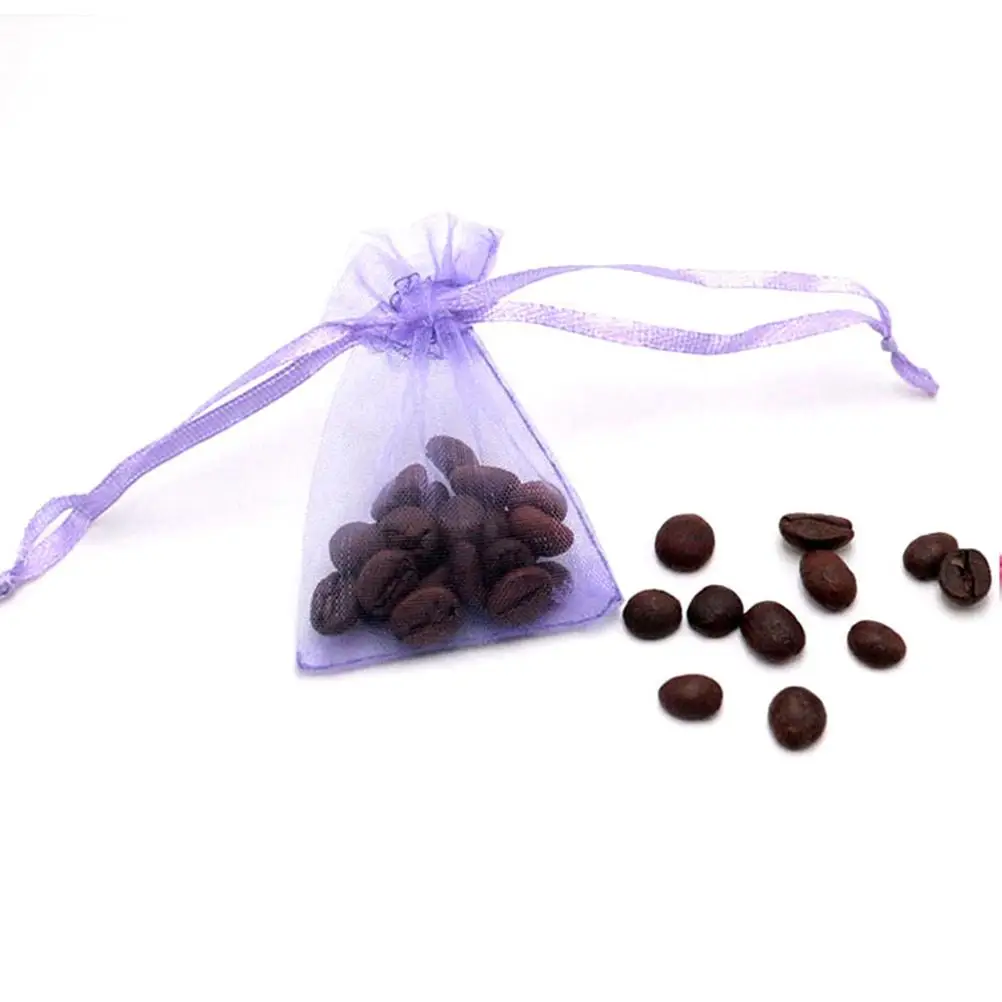

100 Pcs Gauze Bags Lavender Wedding Favor Candy Small Gift Eco Wedding Favor Bags Friendly Packaging