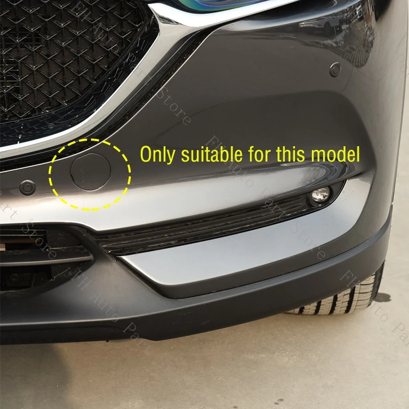 المصد الأمامي سحب هوك غطاء غطاء مقطورة نقل غطاء العين لمازدا CX-5 CX5 KF II 2017 2018 2019 2020