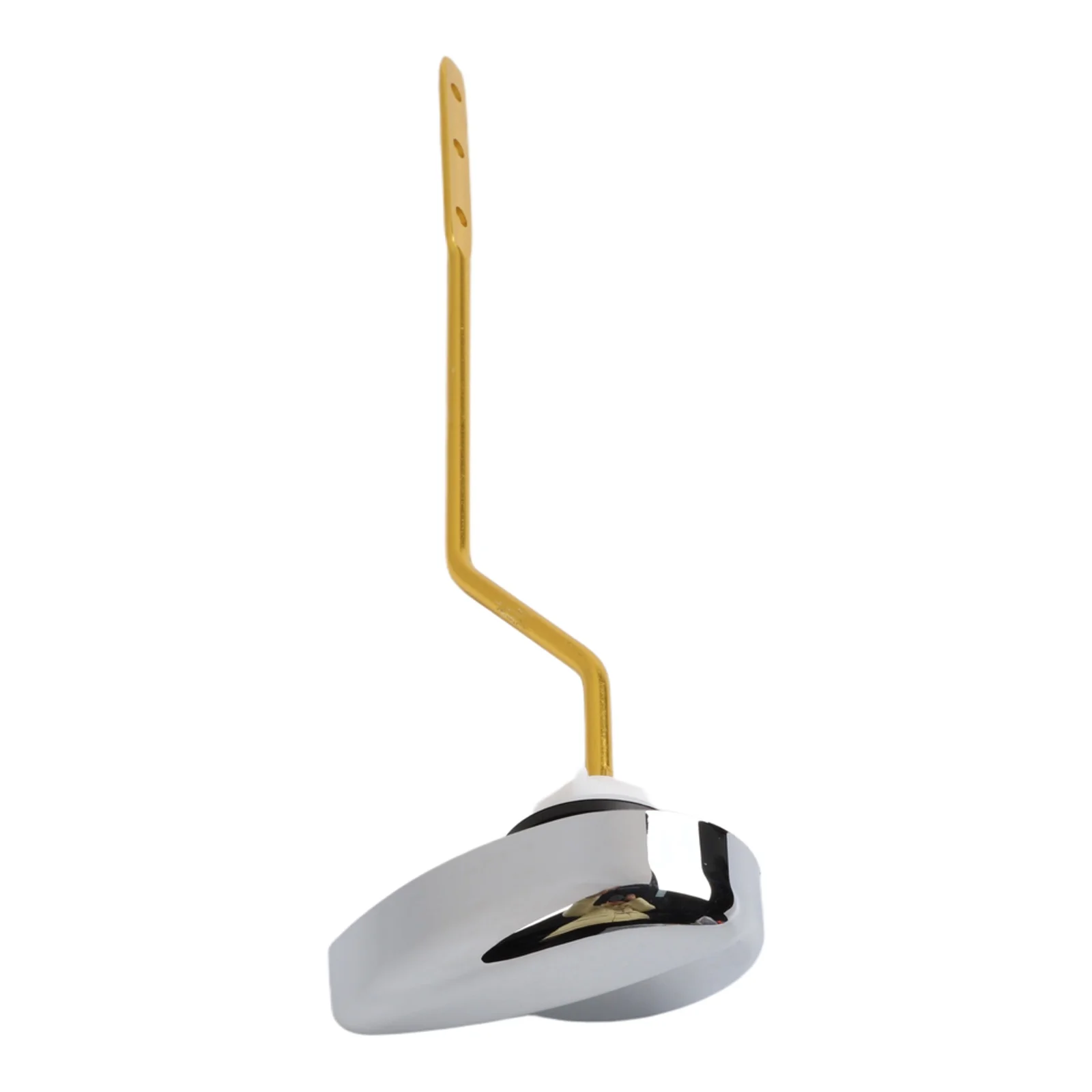 Toilet Tank Flush Lever Replacement Side Front Mount Toilet Lever Handle Angle Toilet Tanks Accessories ABS+Aluminum