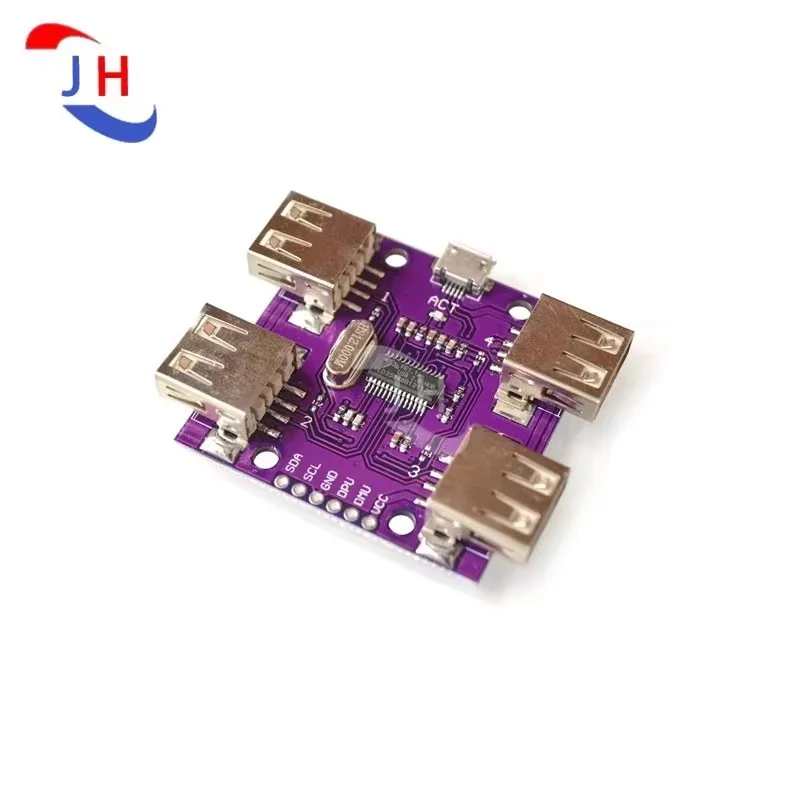 1PCS CJMCU-204 Hi-Speed USB 2.0 HUB DC Controller 4 Port USB Hub 5V 500mA CJMCU 204