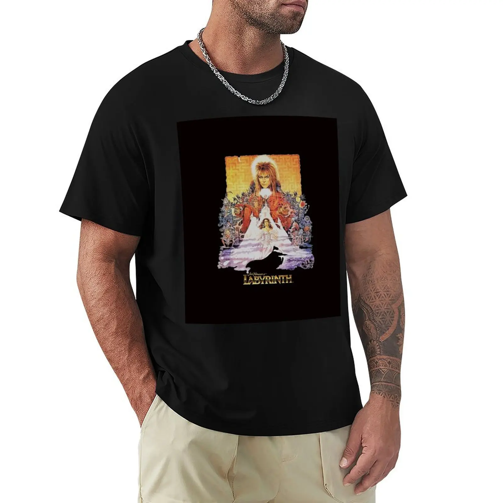 Labyrinth T-Shirt Street Style Casual Tee Shirt