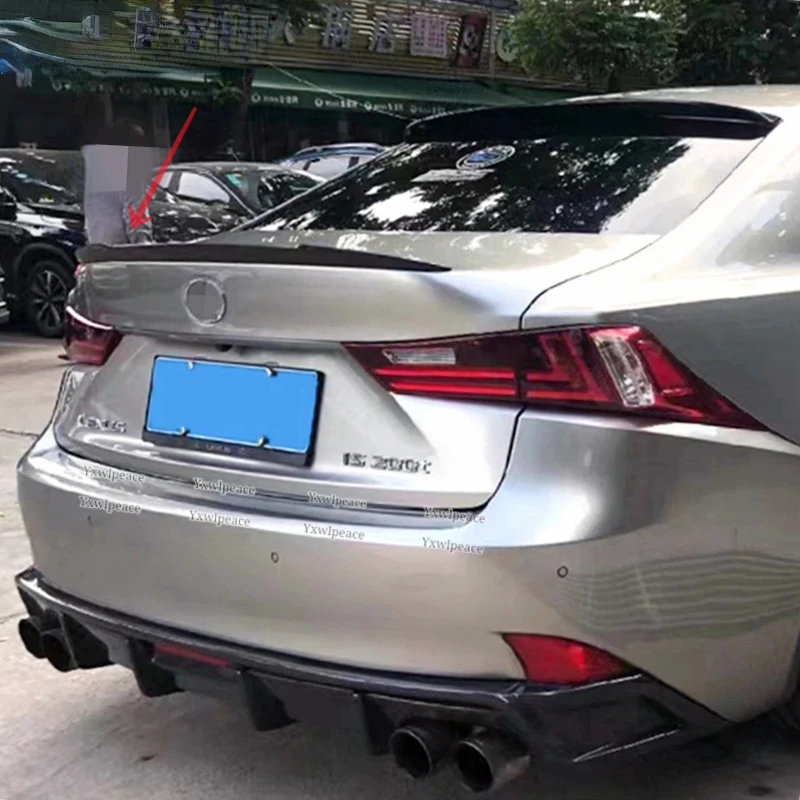 

For Lexus IS Series Spoiler 2013-2017 ABS Plastic IS200t IS250 IS300 IS350 Rear Trunk Lip Spoiler Wing Car Accessories