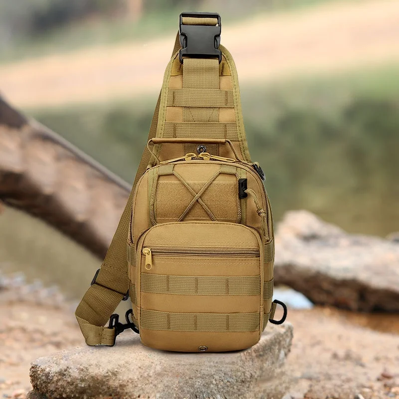 Tactical Outdoor Climbing Backpack Single Shoulder Bag Portable Crossbody Bag Game Surroundings Physical Object