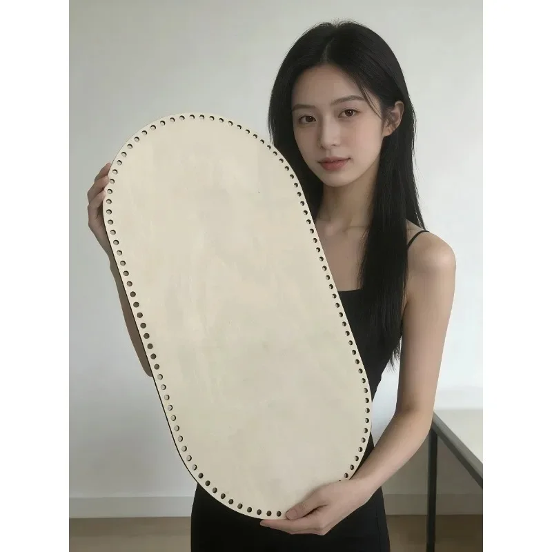 

Высококачественное большое деревянное основание 30см+58см для детской люльки, корзины Моисея, овальное дно для корзины, сделай сам, для новорожденных, для вязания крючком