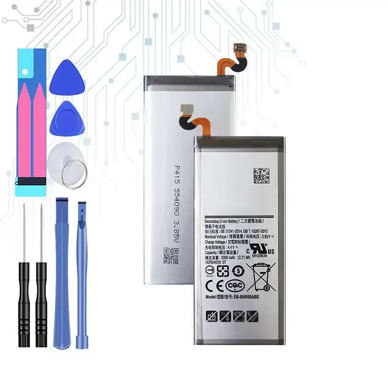 

Mobile Phone Battery EB-BN950ABE 3300mAh For Samsung Galaxy Note 8 N950 SM-N950F N950FD N950U U1 N950W N950N N9500 Note8