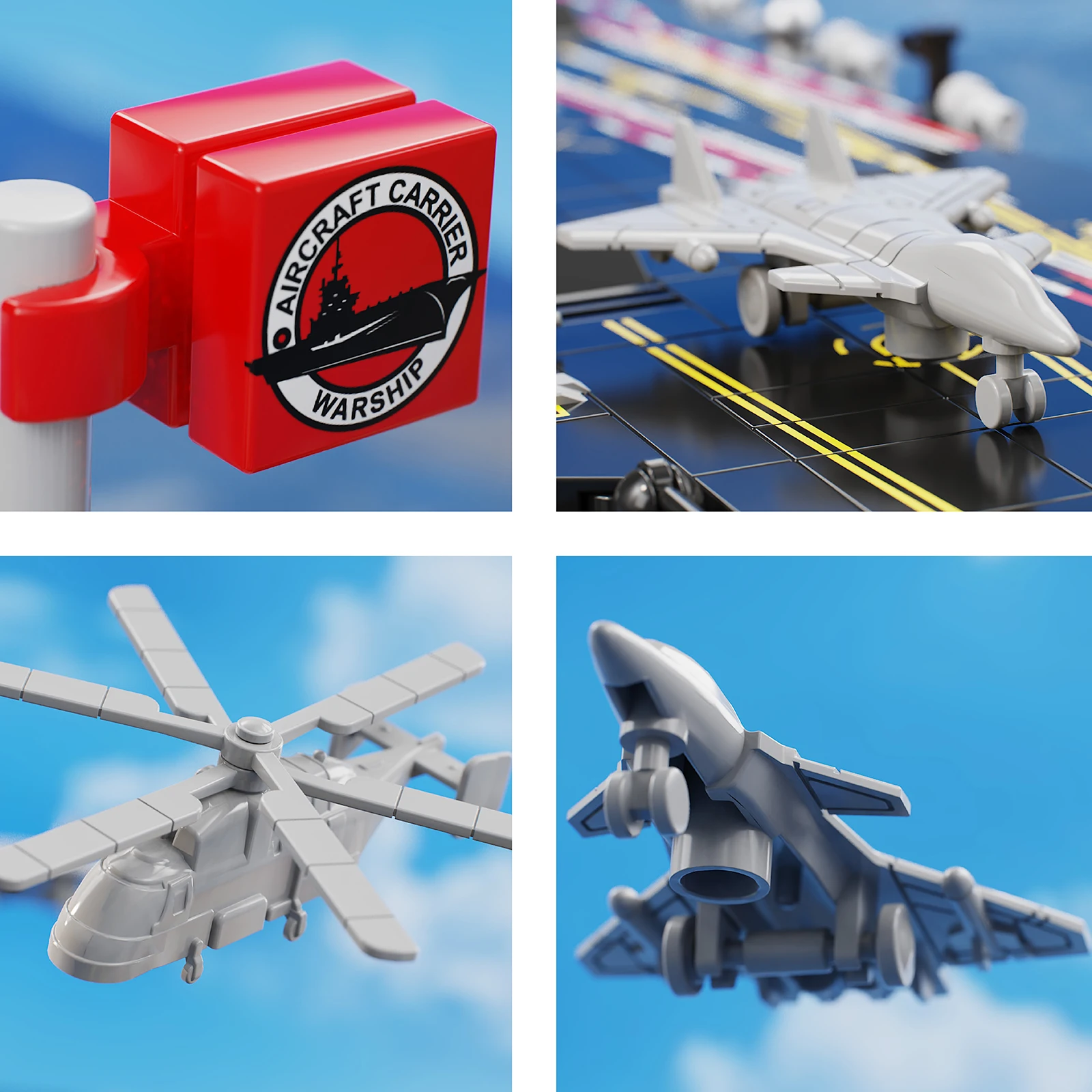 712 pçs blocos de construção de porta-aviões brinquedos modelo navio montar tijolos conjuntos de brinquedos para crianças ornamento presentes