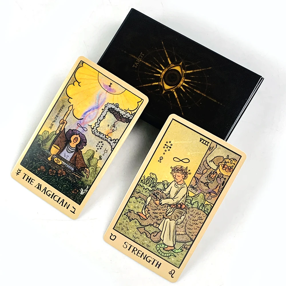 

Новая карточная игра Таро: набор из 80 карт Таро, настольная игра для гадания и медитации, мистические иллюстрации, классический дизайн для начинающих и профессионалов.