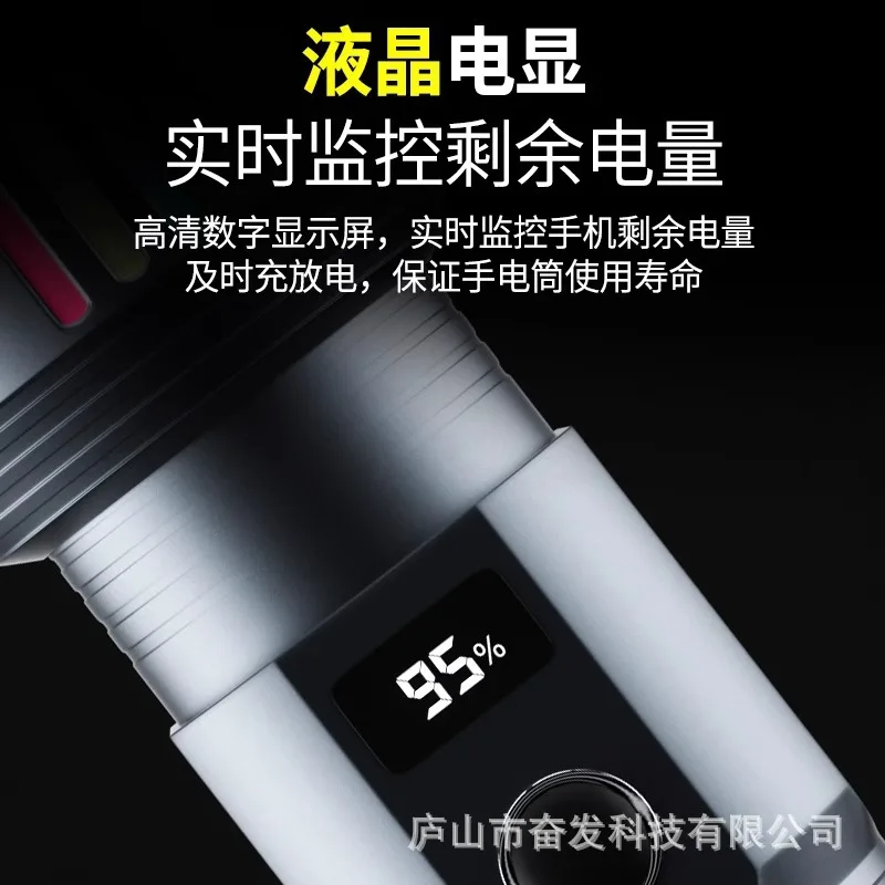 Nouveau Canglong canon Laser haute luminosité lampe de poche poche Rechargeable Zoom Portable maison extérieure longue portée longue batterie Li