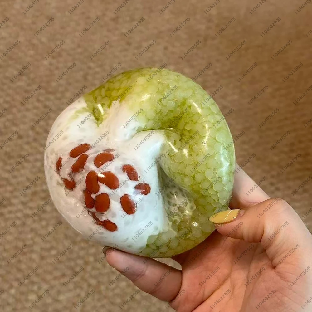 Pelota Antiestrés Suave y Masticable, Pelota de Arroz Pegajoso, Juguete Sensorial ASMR, Alivio del Estrés, Juguetes Antiestrés para Niños y Adultos