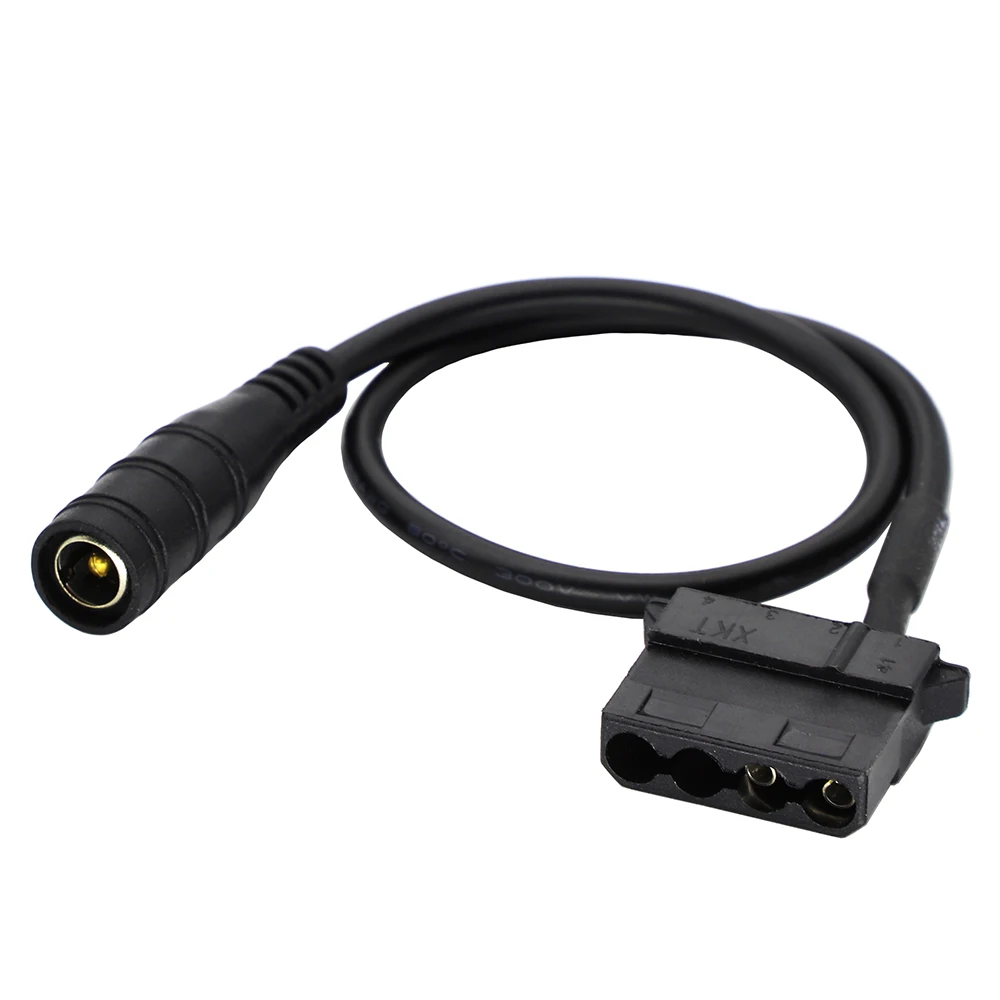DC 5521 to Molex 4 Pin Power Supply Adapter Cable with for Computer fan Surveillance cameras routers 28CM