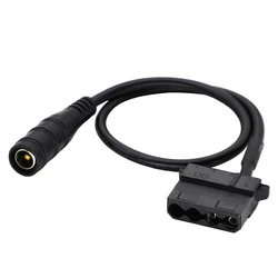 DC 5521 to Molex 4 Pin Power Supply Adapter Cable with for Computer fan Surveillance cameras routers 28CM