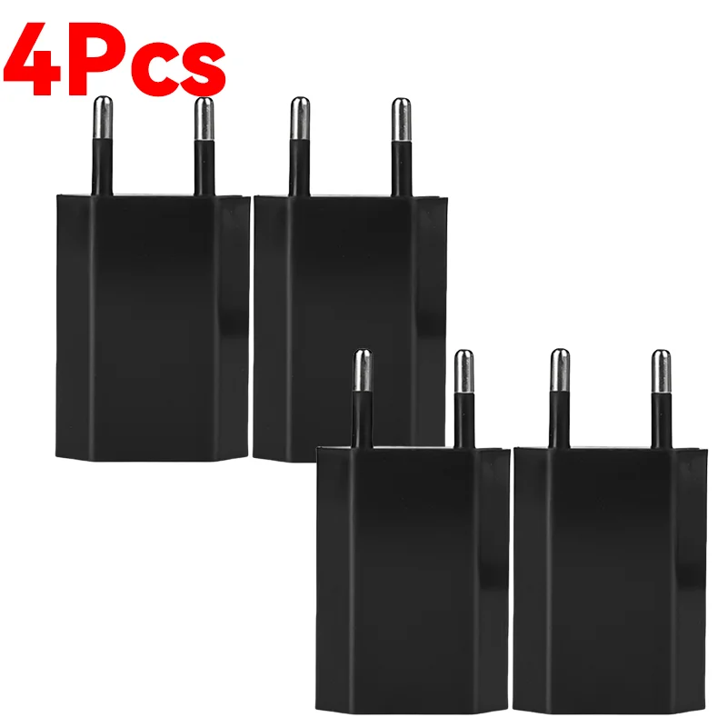 1-5 Stuks Universele 5V 1A Eu Plug Usb Home Reizen Mobiele Telefoon Oplader Voor Samsung Xiaomi Redmi huawei Oplader Power Wall Adapter