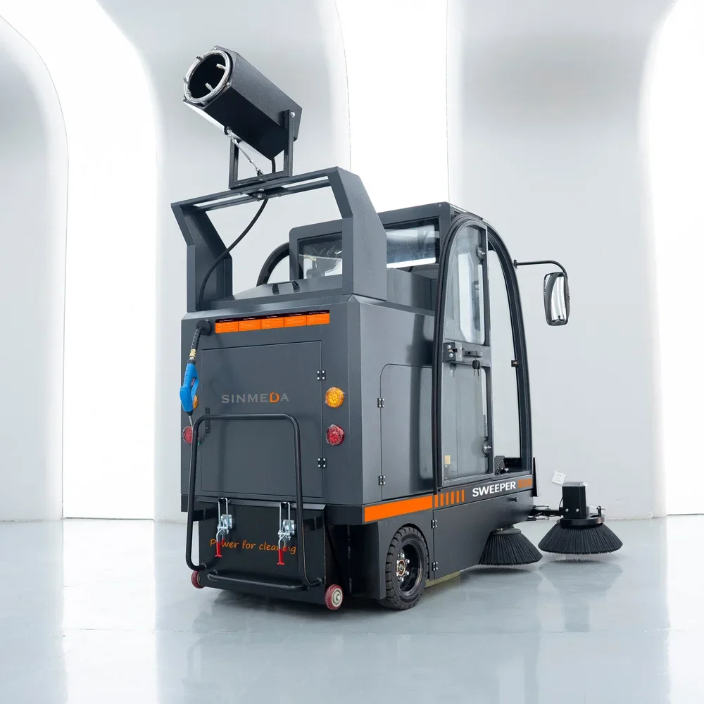 Hot Sale Customized 1950mm Wide Artificial Road Sweeper Factory Price Electric Ride-on New Condition