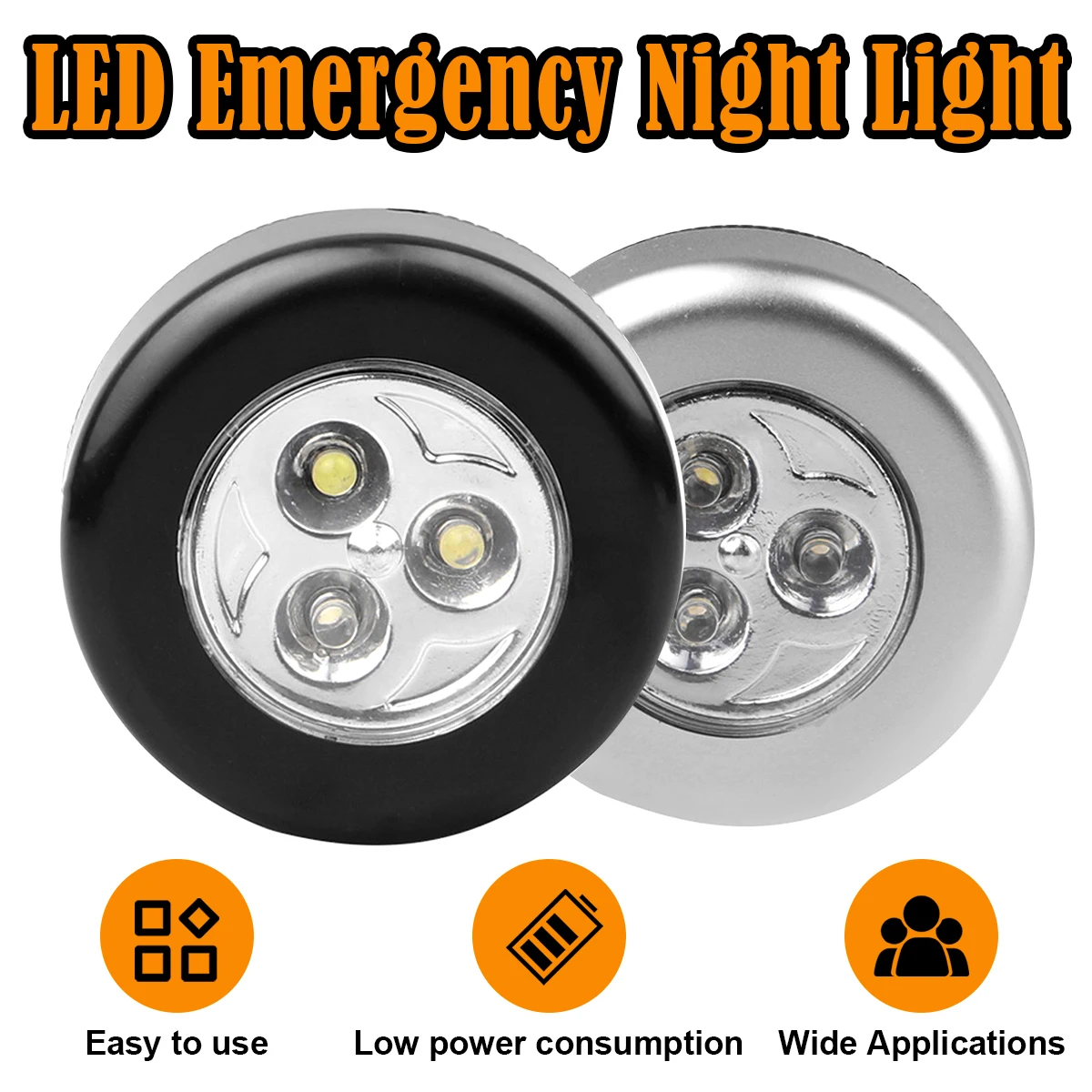 

Led Dormitory Bedside Night Light Emergency Wireless Operated Magnetic Portable Ceiling Lights Touch Lamp Bulb Leds Home Mini On