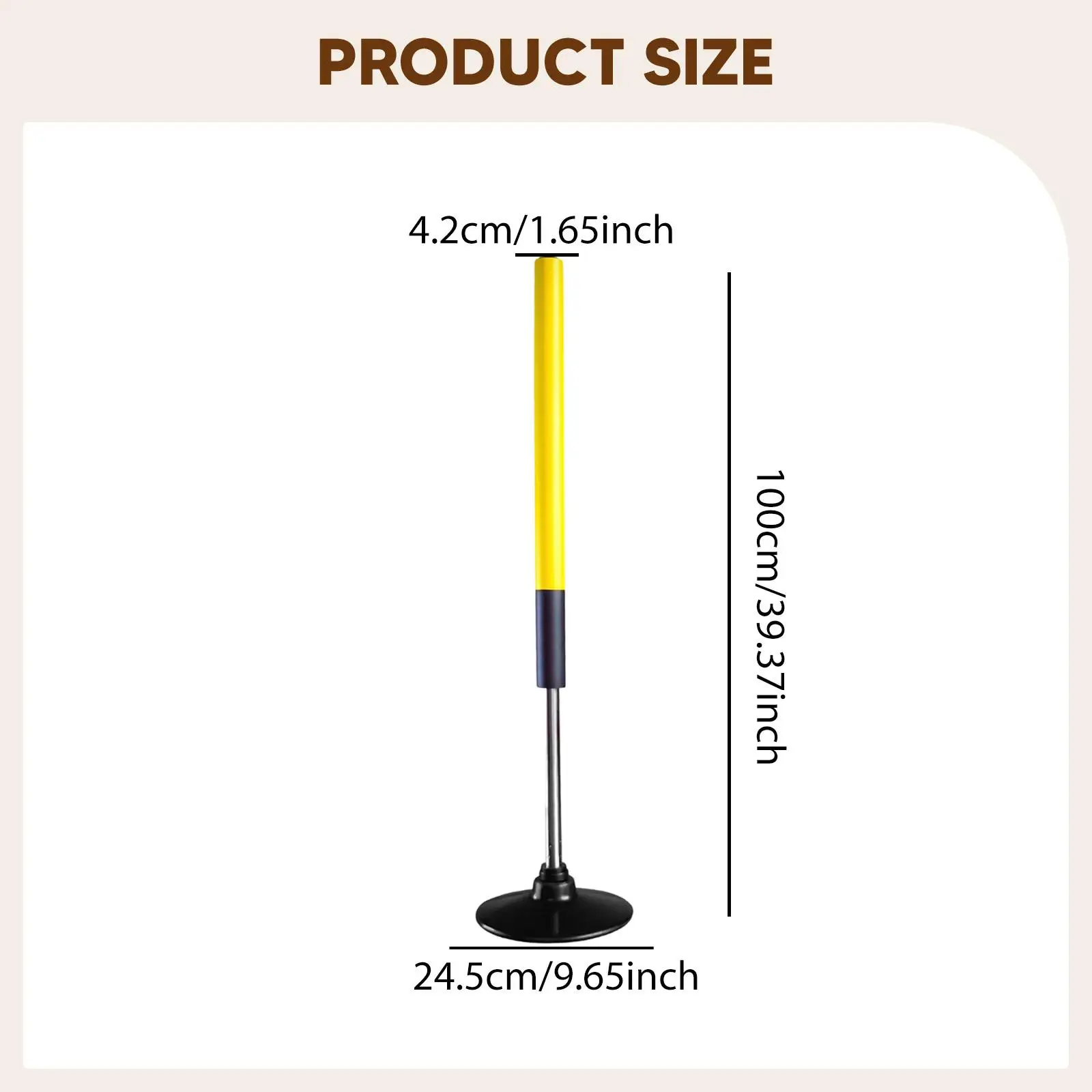 معدات تدريب كرة السلة على شكل عمود خفة الحركة، كرة سلة متعددة الاستخدامات وسهلة التخزين