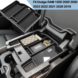 SixthSmoy Center Console Organizer for Dodge RAM 1500 2500 3500 2024 2023-2019 Car Accessories Armrest Box Interior Insert Tray
