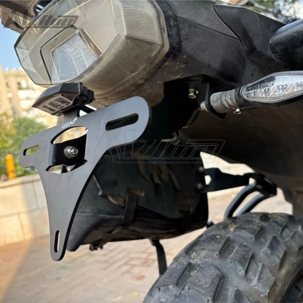 Motorcycle License Plate Holder Bracket Aluminum For CFMOTO 800 MTX 800 MT-X MTX800 MT 450 IBEX 450 IBEX450 450MT 2024 2025 2026